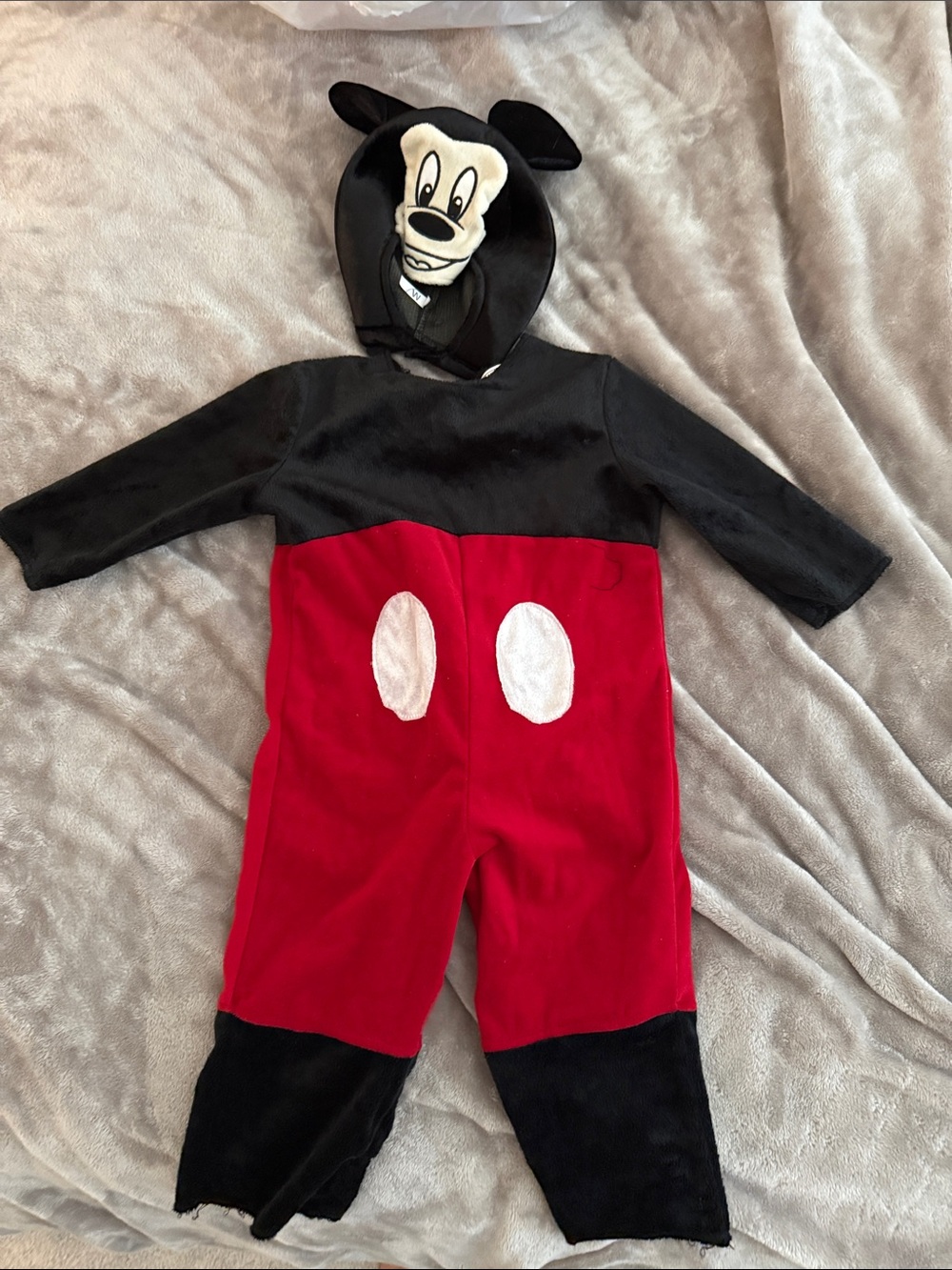 Disney Baby 2T Black & Red Mickey Mouse Kids Costume - Iconic Character Design